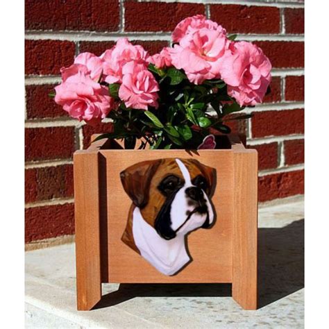 Boxer Dog Planters 